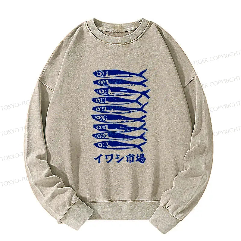 Japanese Vintage Washed Sweatshirt