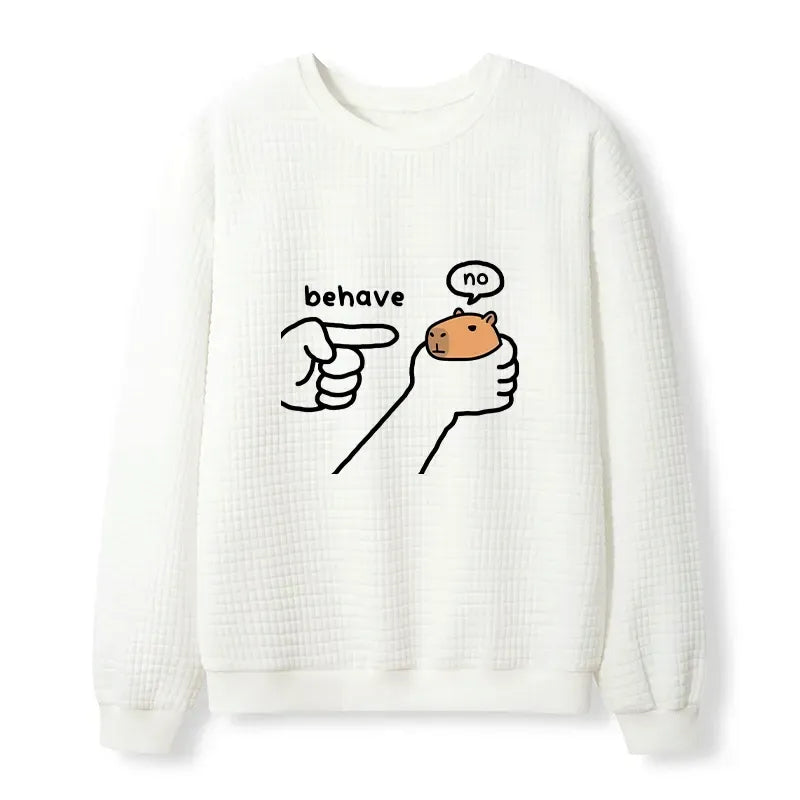 Japanese Capybara Sweatshirt Casual