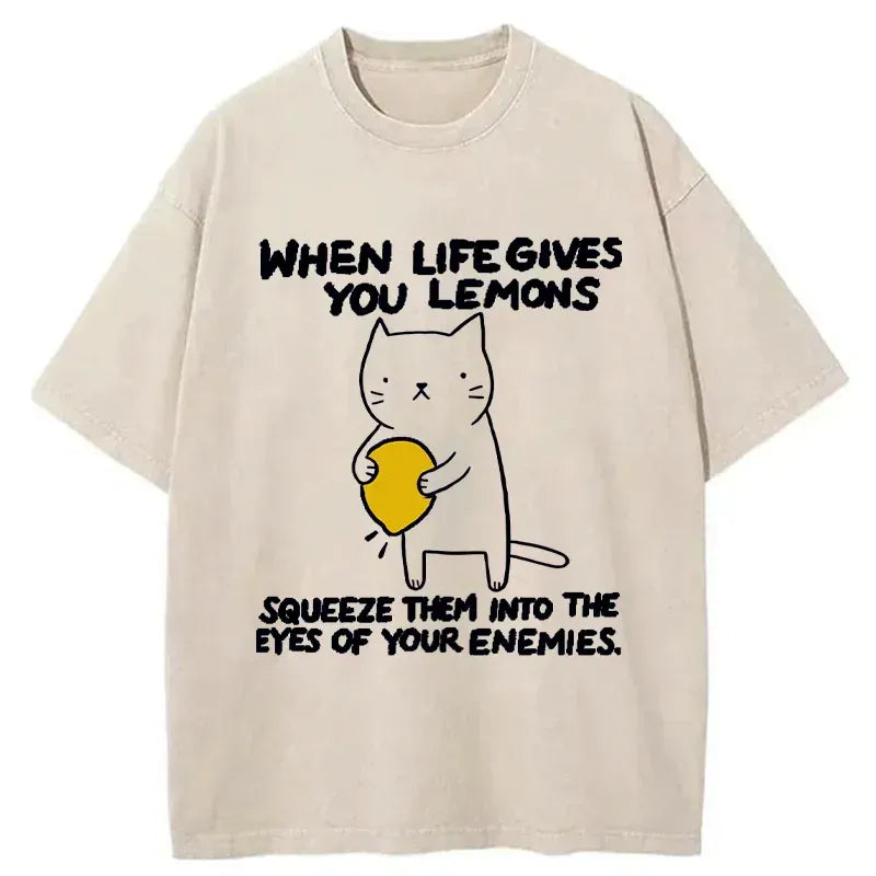 Washed Unisex Tee with Free Shipping