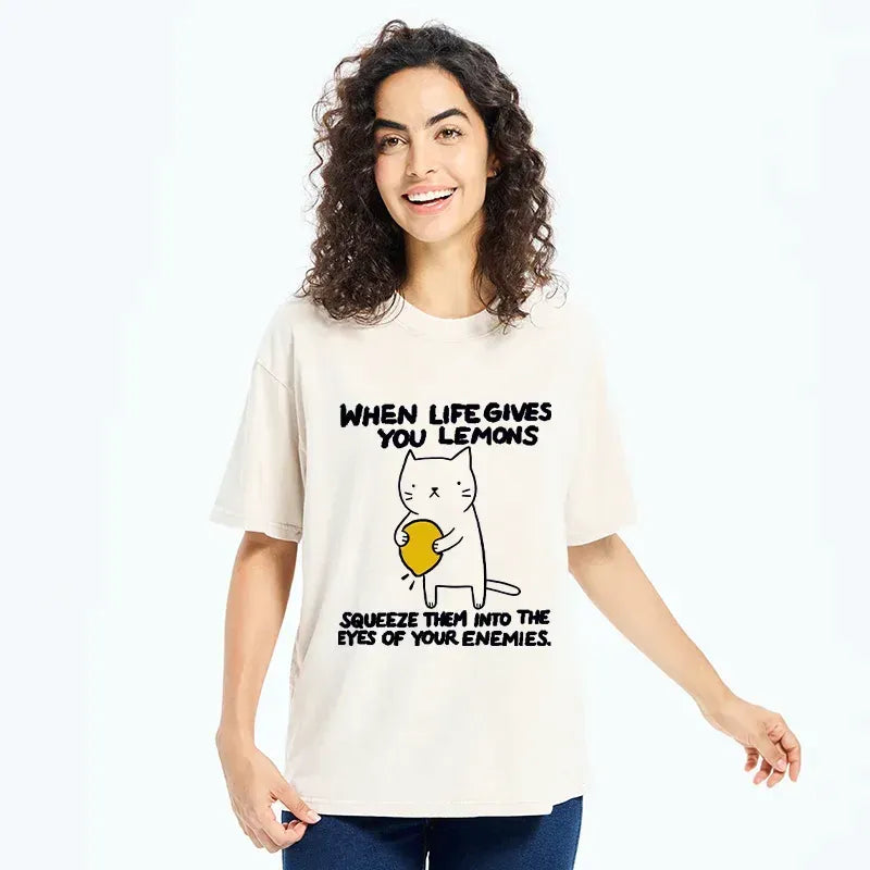 Japanese Vintage Lion T-Shirt for Summer