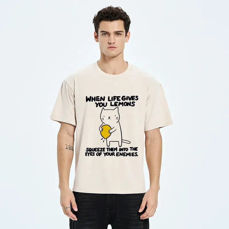 Kyoto Lion Lemon Juice Graphic Tee Deal