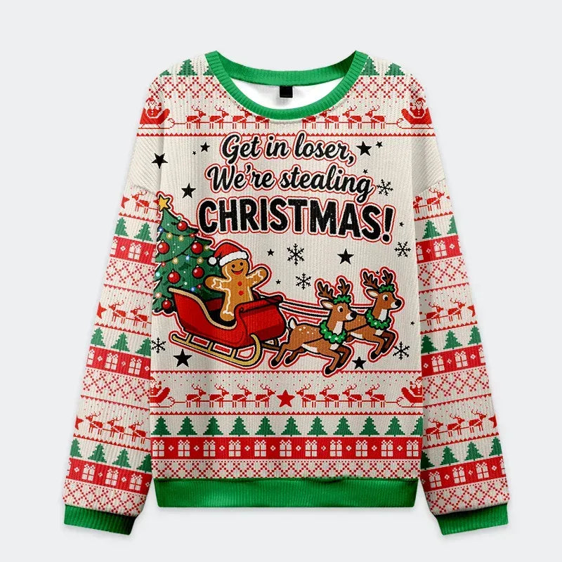Japanese Christmas ugly sweatshirt gift idea