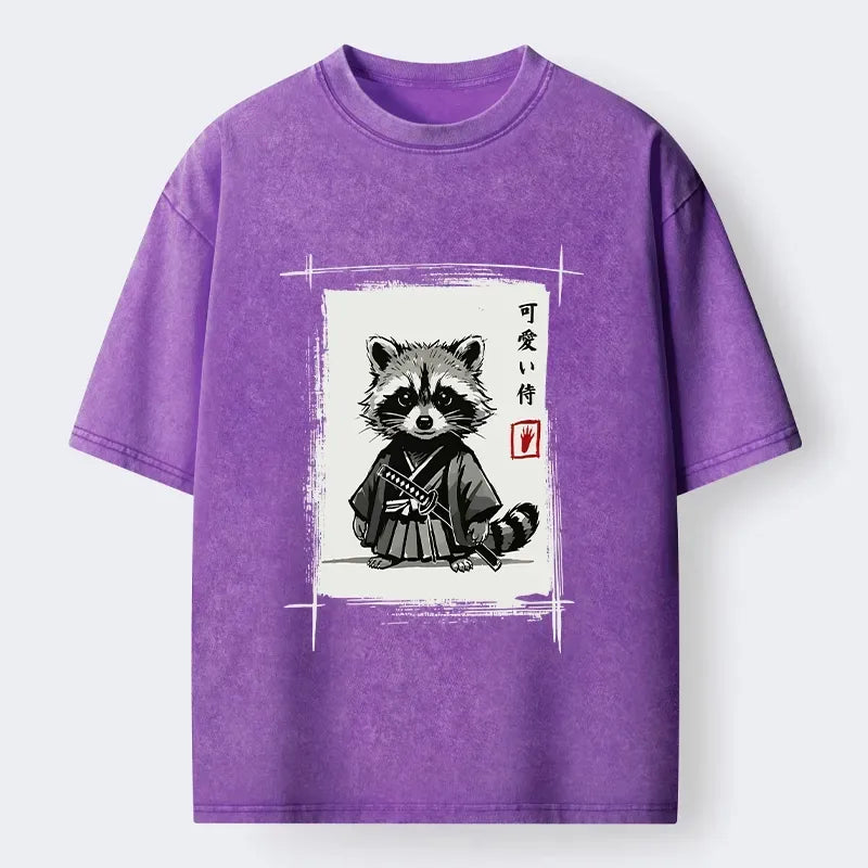 Cute Raccoon Ukiyo-e Streetwear