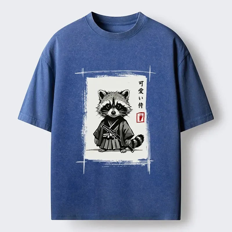 Cute Raccoon Ukiyo-e Streetwear