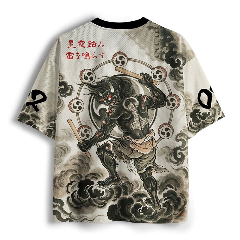 Trendy Raijin Mesh Jersey for Streetwear