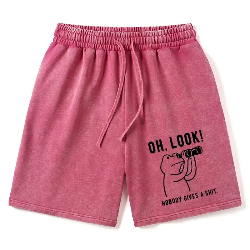 Kyoto-Lion washed shorts for summer vacation