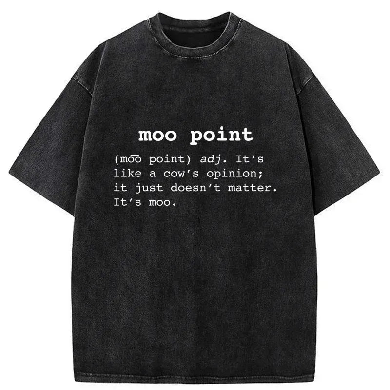 Kyoto-Lion Moo Point Washed T-Shirt