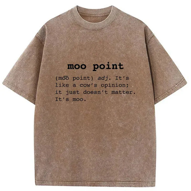 Japanese Vintage Washed T-Shirt for Men
