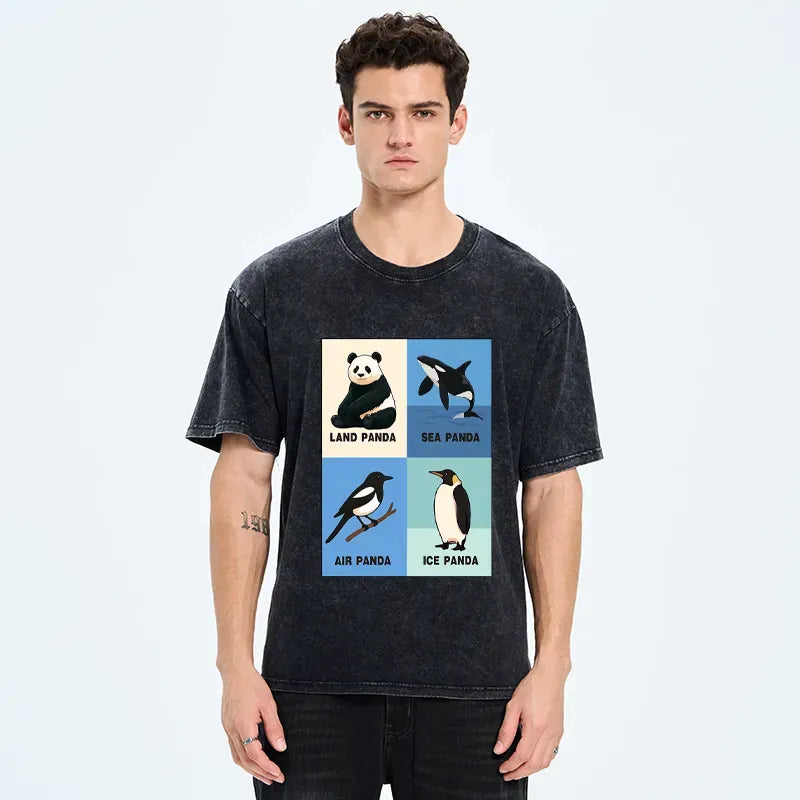 Panda Unisex T-Shirt for Streetwear
