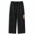 Vintage Japanese Owl Sweatpants for Casual