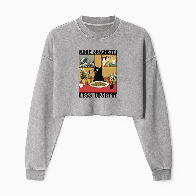 Washed Vintage Kyoto-Lion Sweatshirt for Women