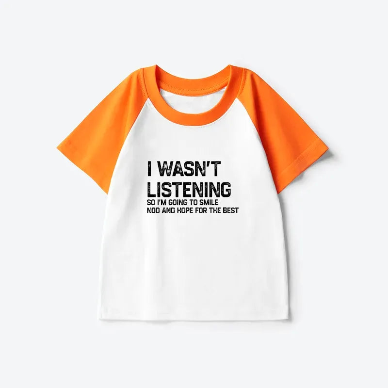 Funny Unbothered Kids Raglan T-Shirt