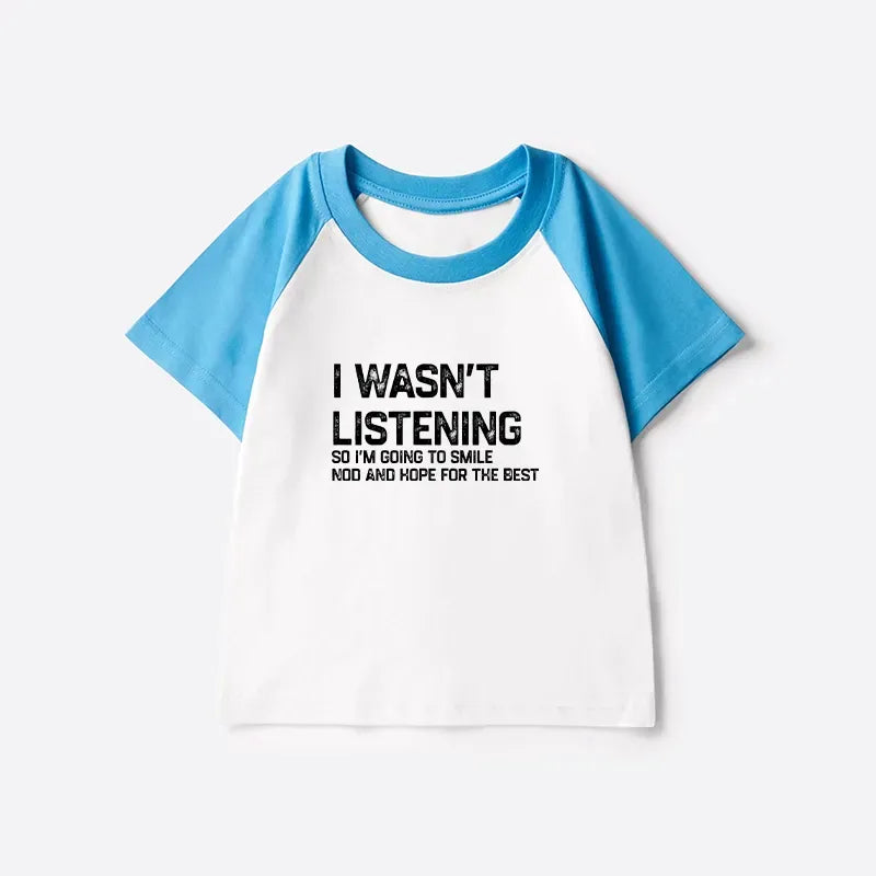 Funny Unbothered Kids Raglan T-Shirt