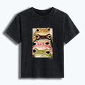 Multi Colored Frog Tee for Casual Streetwear