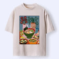 Vintage Japanese Food T-Shirt Free Shipping