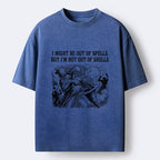 Kyoto-Lion Funny Wizard Shell Meme Washed T-Shirt