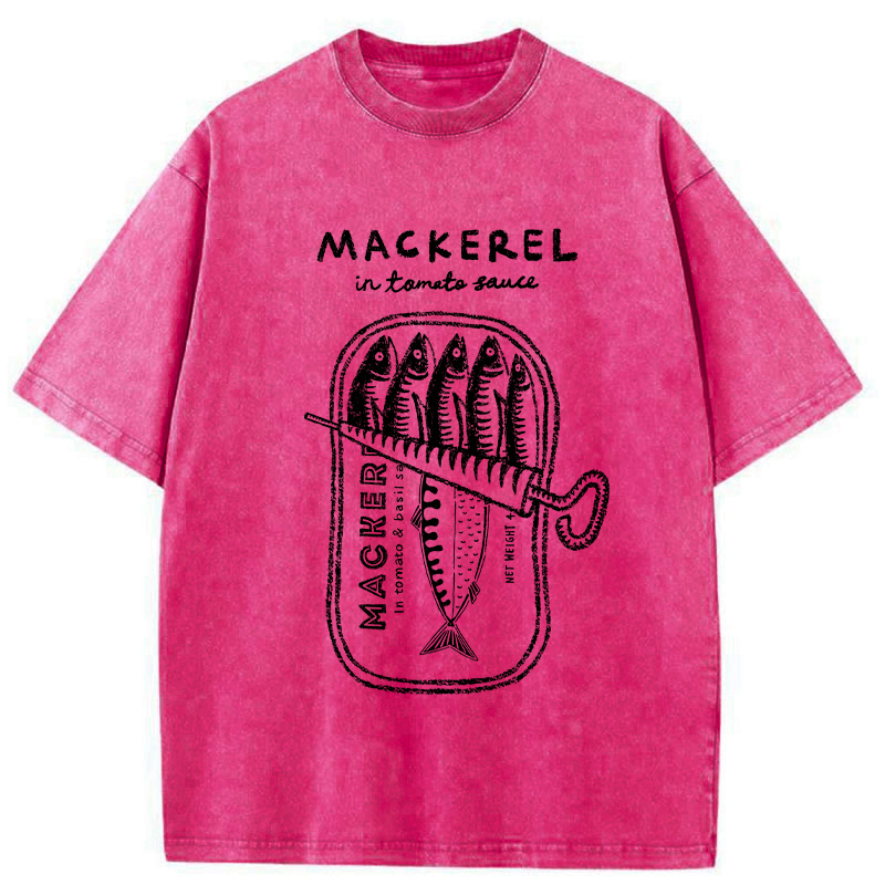Kyoto Lion Mackerel T-Shirt for Streetwear