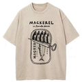 Kyoto Lion Mackerel T-Shirt for Streetwear