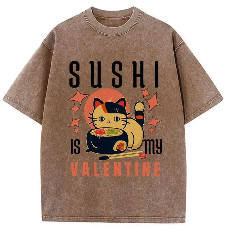 kyoto lion sushi tee for valentine day