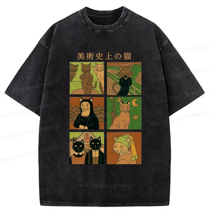 funny washed unisex t-shirt for daily wear