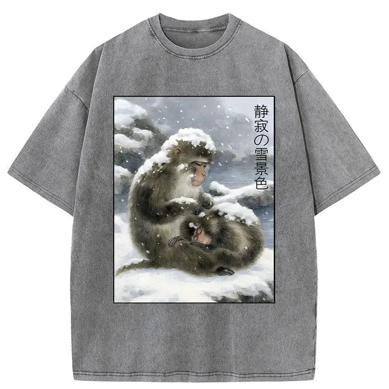 japanese lion t-shirt for summer