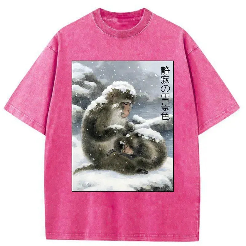 kyoto lion vintage washed t-shirt