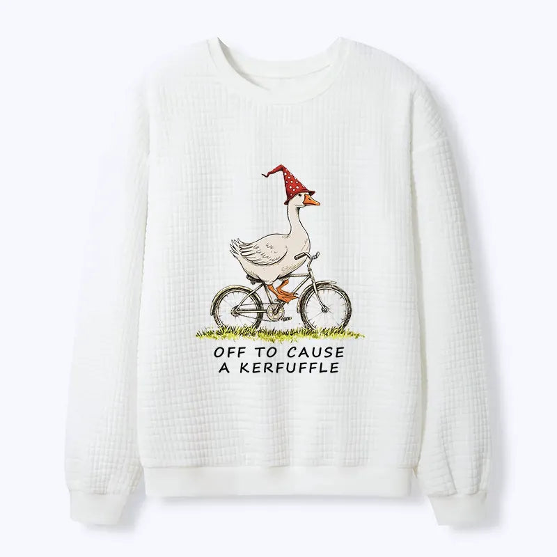 Silly Goose Bike Sweatshirt Gift Idea
