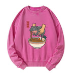 Japanese Washed Sweatshirt for Daily Wear