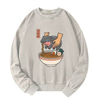 Japanese Washed Sweatshirt for Daily Wear
