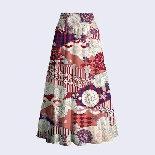 2-way maxi skirt for daily wear