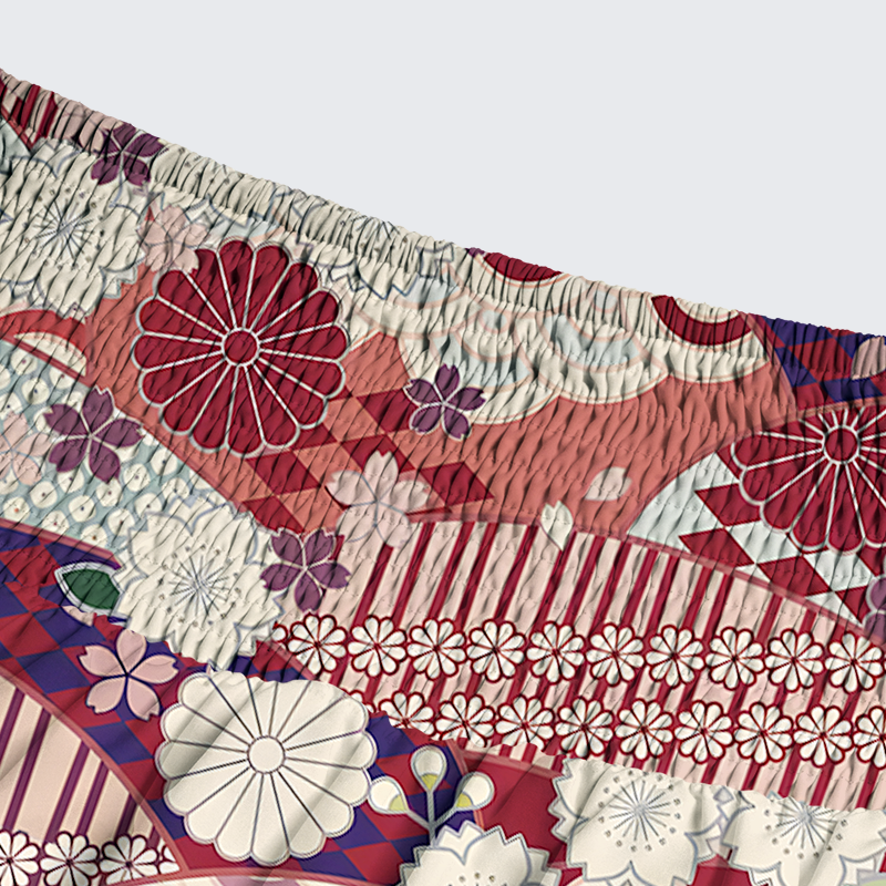 floral fusion maxi skirt for vacation