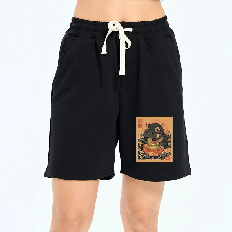 Moo Deng Ramen Shorts Gift Idea