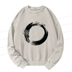 Vintage Japanese Dragon Sweatshirt for Streetwear