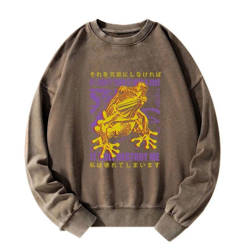 funny meme frog sweatshirt gift idea
