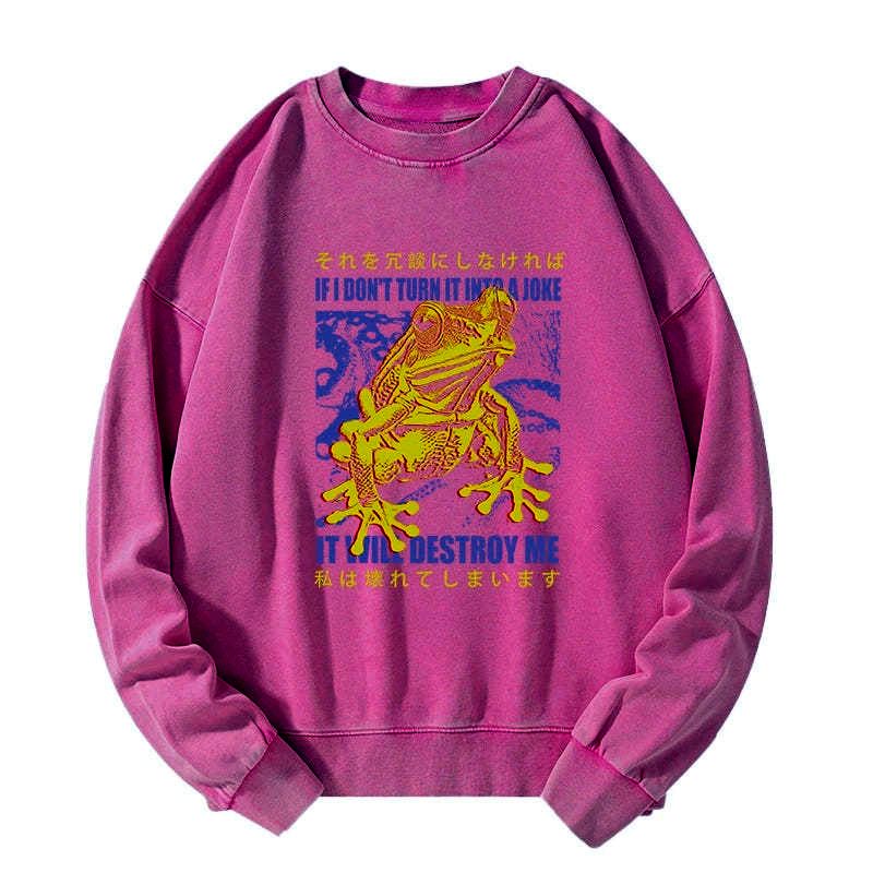funny meme frog sweatshirt gift idea