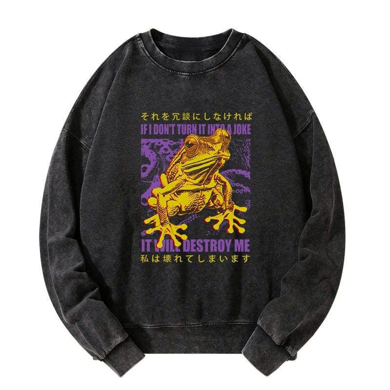 funny meme frog sweatshirt gift idea