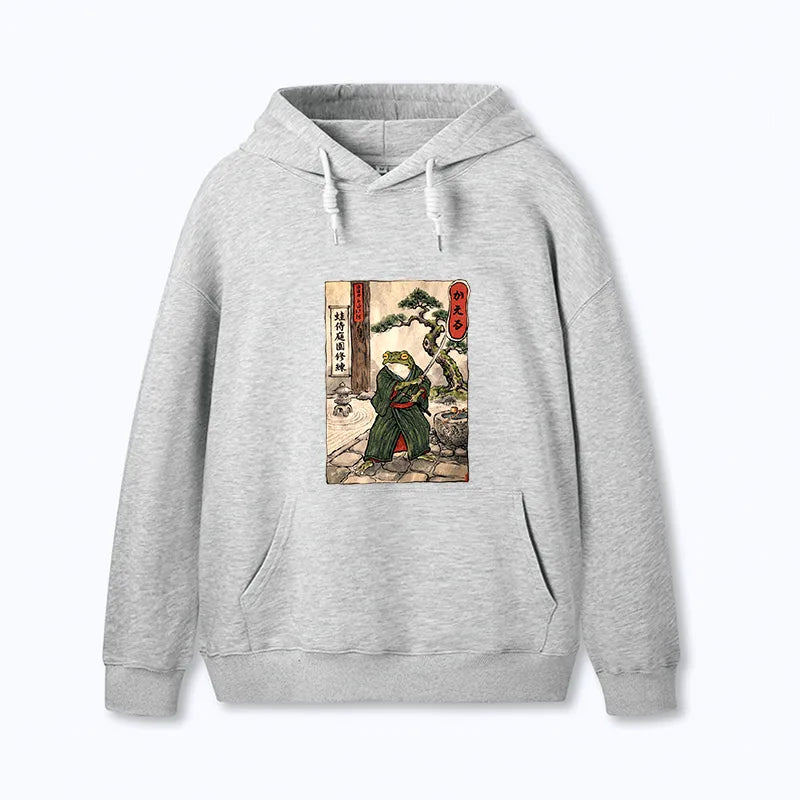 Kyoto-Lion Samurai Frog Training Classic Hoodie