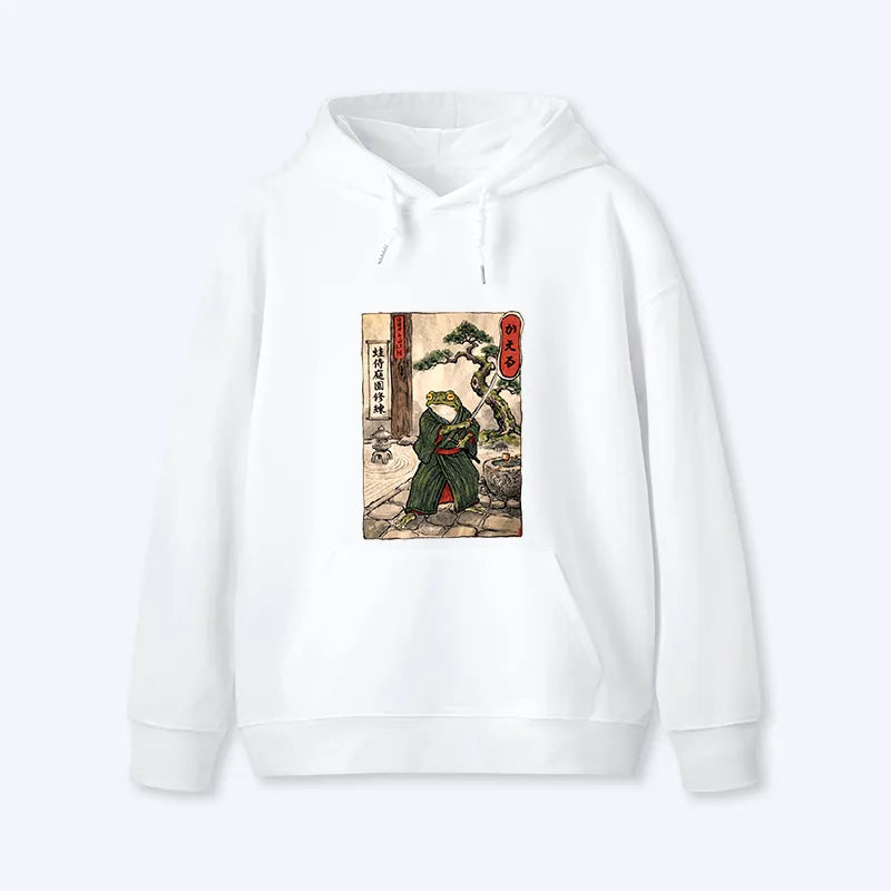 Kyoto-Lion Samurai Frog Training Classic Hoodie
