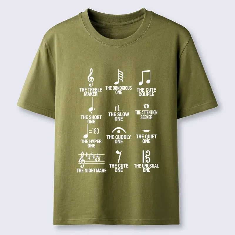 Kyoto-Lion Musician With Note Types Classic T-Shirt