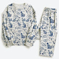 Kyoto-Lion Floral Adorned Animals In Harmony Family Pajama Sets