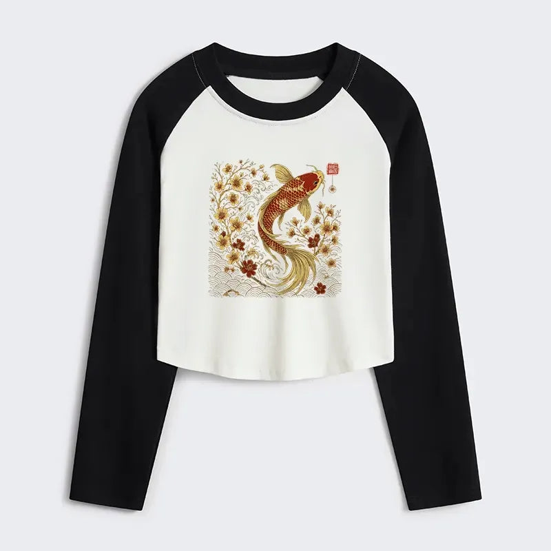 Japanese Raglan Tee for Summer Style
