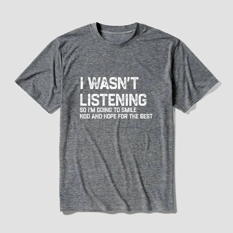 Kyoto-Lion Indifferent To Everything Cotton Blend T-Shirt