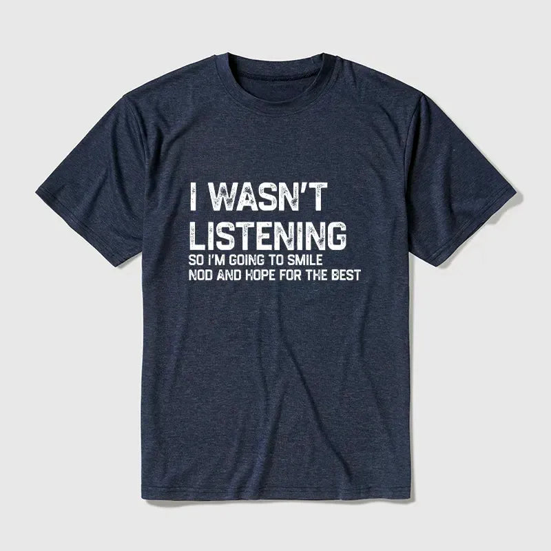 Kyoto-Lion Indifferent To Everything Cotton Blend T-Shirt