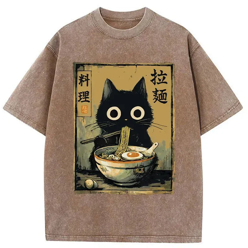Comfortable Japan Cat T-Shirt Gift
