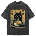 Trending Black Cat Ramen T-Shirt
