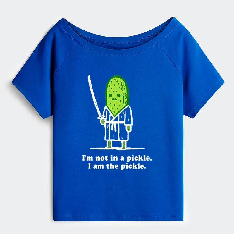 Funny Cucumber Samurai T-Shirt