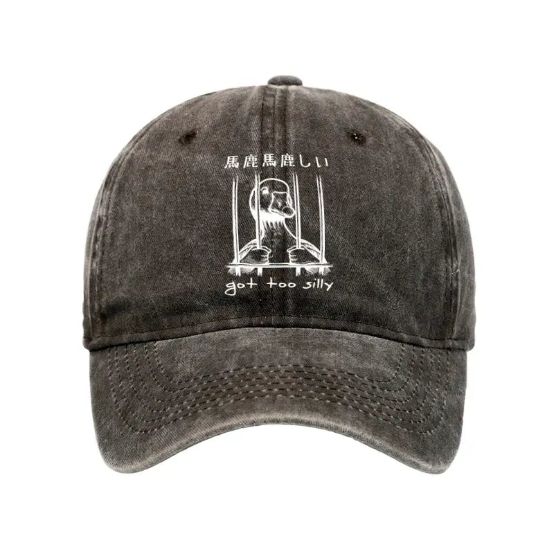 Japanese washed cap for everyday wear