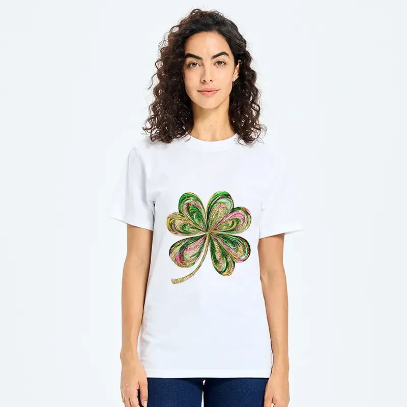 Japanese Lucky Four-Leaf Clover T-Shirt