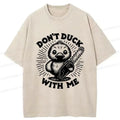Kyoto-Lion Scary Duck Washed T-Shirt