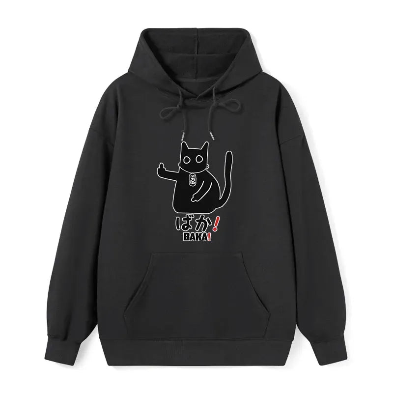classic japanese cat hoodie